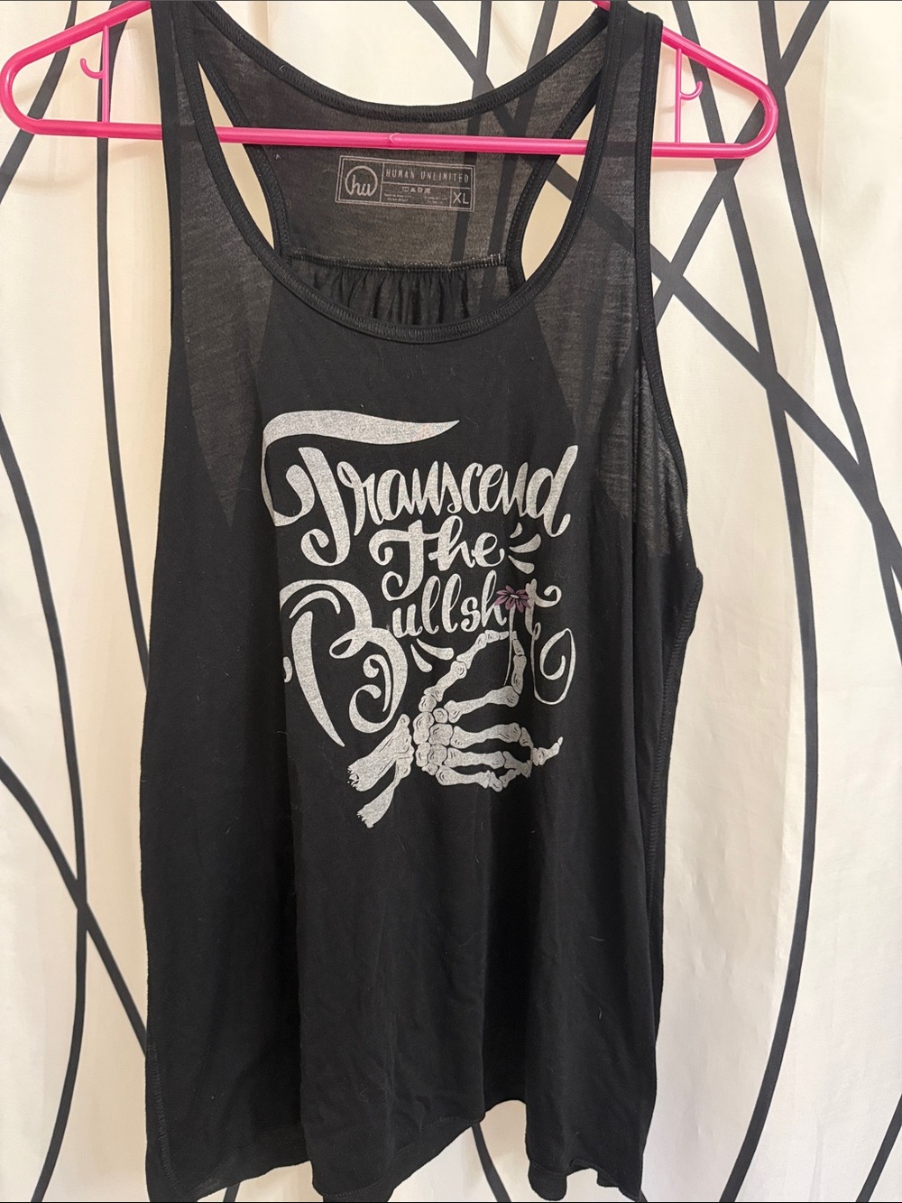 Excellent Human Unlimited Tank - "Transcend the Bullshit" - XL
